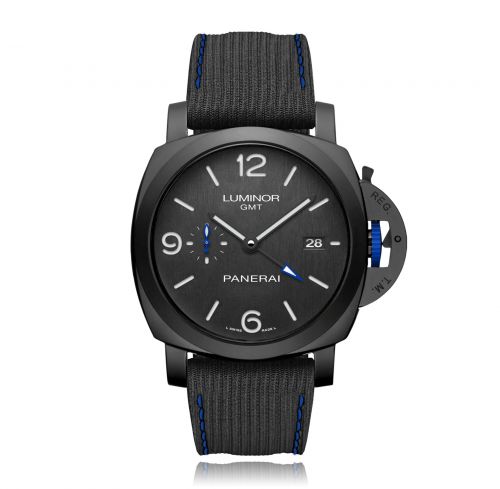 Panerai Luminor 1950 44 GMT Ceramic Blue Bucherer Blue