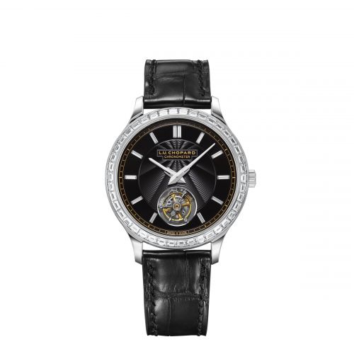 Chopard L.U.C Flying T Twin Platinum - Baguette Black