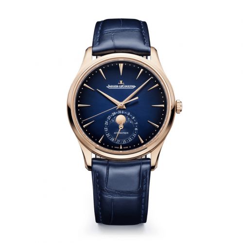 Jaeger-LeCoultre Master Ultra Thin Moon Pink Gold Gradient Blue