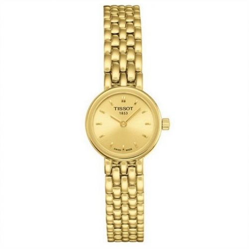 Tissot Lovely PVD Yellow Gold Champagne Bracelet