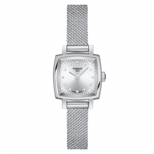 Tissot Lovely Square Stainless Steel Silver Bracelet
