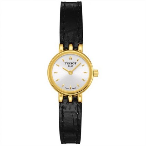 Tissot Lovely PVD Yellow Gold Silver