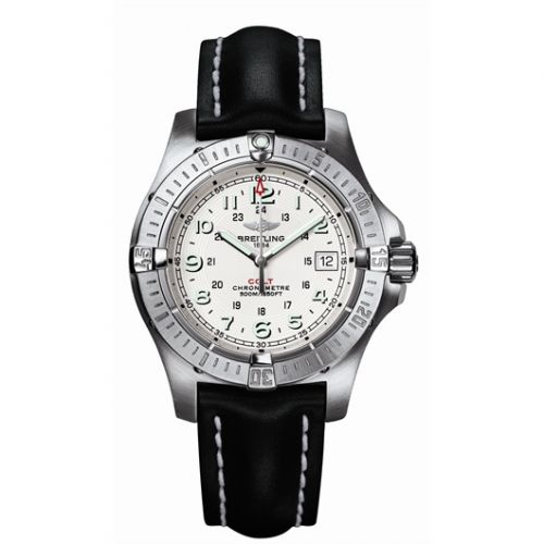 Breitling Colt Quartz Silver Calf