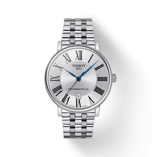Tissot Carson Premium Powermatic 80 Stainless Steel Silver Bracelet