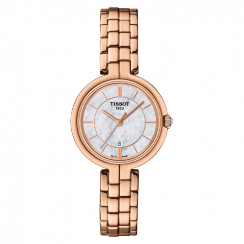 Tissot Flamingo PVD Rose Gold MOP Bracelet