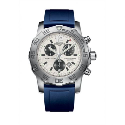 Breitling Colt Chronograph II Silver Rubber