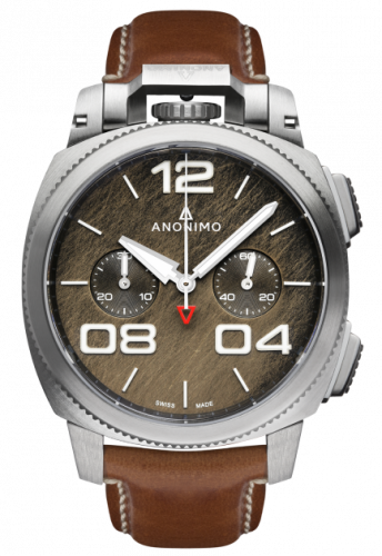 Anonimo Militare Chrono Stainless Steel Bronze Leather