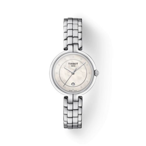 Tissot Flamingo Stainless Steel MOP Bracelet