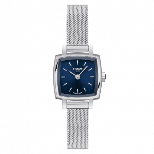 Tissot Lovely Square Stainless Steel Blue Bracelet