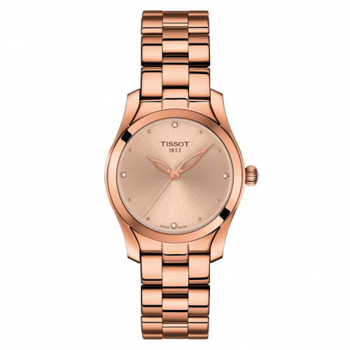 Tissot T-Wave Rose Gold Beige Bracelet