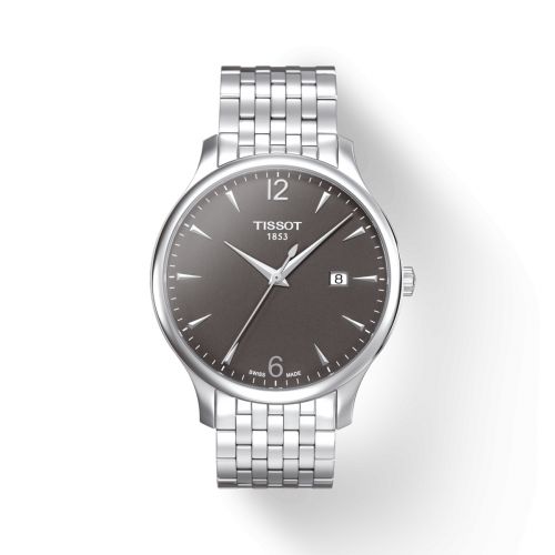 Tissot Tradition Quartz 42 Stainless Steel Grey Bracelet