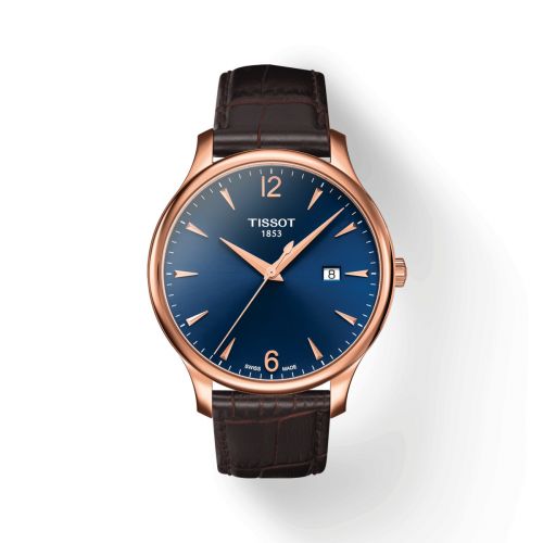 Tissot Tradition Quartz 42 Rose Gold Blue