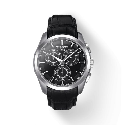 Tissot Couturier Quartz Chronograph Black Strap