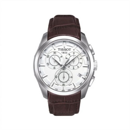 Tissot Couturier Quartz Chronograph Silver Strap