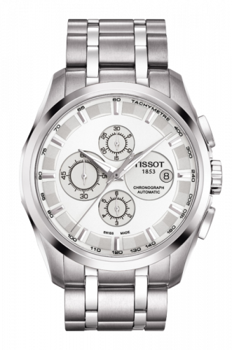 Tissot Couturier Automatic Chronograph Stainless Steel Silver