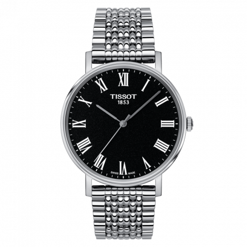 Tissot Everytime Medium Stainless Steel Black Bracelet