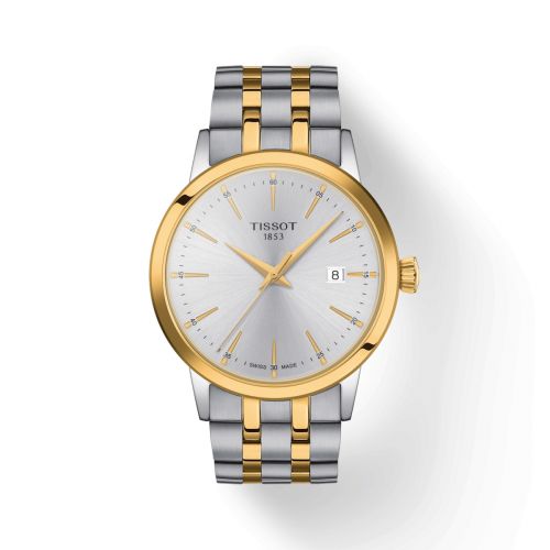 Tissot Dream Quartz 42 Stainless Steel - Yellow Gold Silver Bracelet