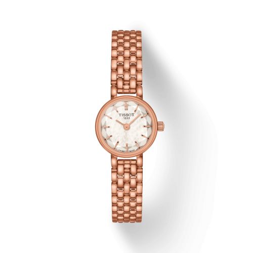 Tissot Lovely Round Rose Gold MOP Bracelet