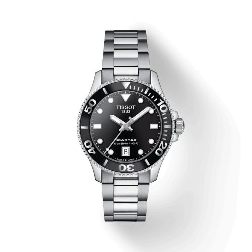 Tissot Seastar 1000 36 Quartz Stainless Steel Black Bracelet