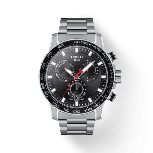 Tissot Supersport Chrono Stainless Steel Black Bracelet