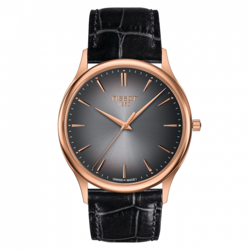 Tissot Excellence 18K Rose Gold Grey