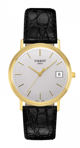 Tissot Goldrun Hesalite Yellow Gold Silver