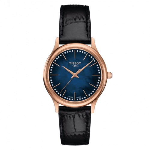 Tissot Excellence Lady Rose Gold Blue MOP