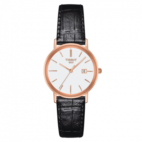 Tissot Goldrun Lady Rose Gold white