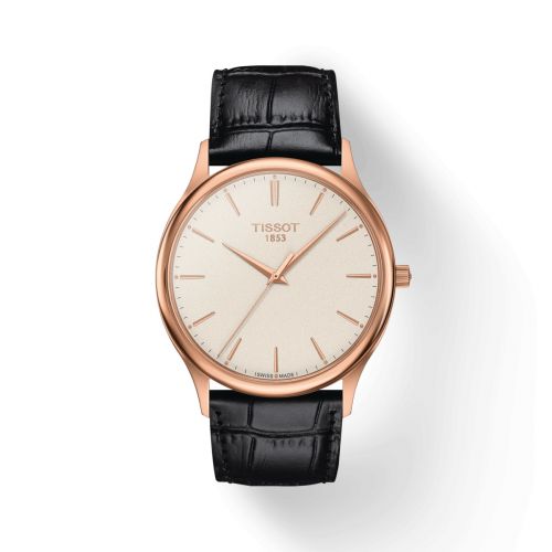Tissot Excellence 18K Rose Gold Silver