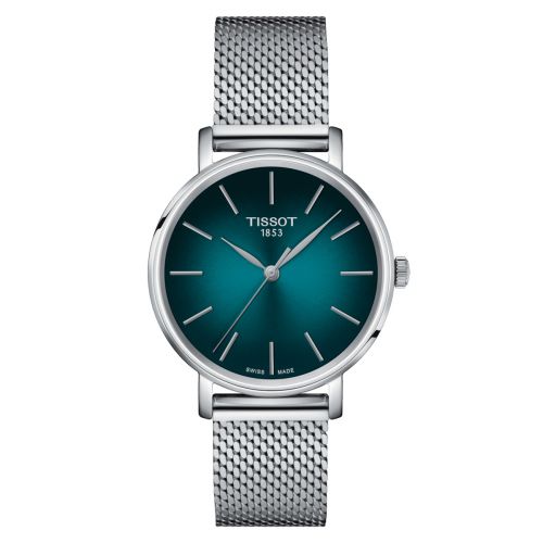 Tissot Everytime Lady Stainless Steel Green Bracelet