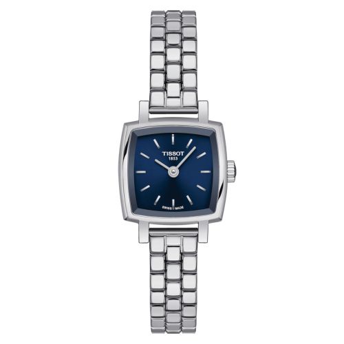Tissot Lovely Square Stainless Steel Blue Bracelet