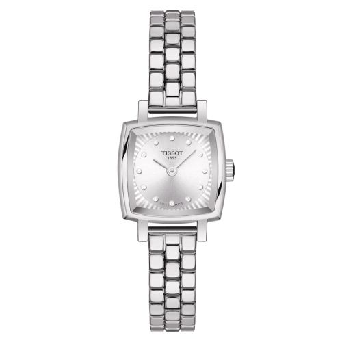 Tissot Lovely Square Stainless Steel Silver Bracelet