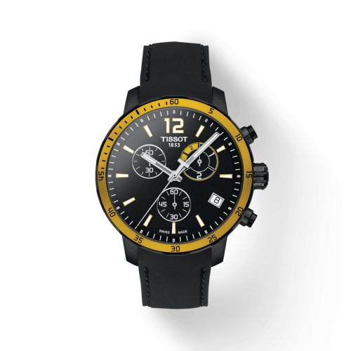 Tissot Quickster Chronograph Football PVD Black