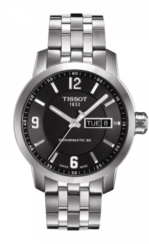 Tissot PRC 200 Automatic Stainless Steel Black Bracelet