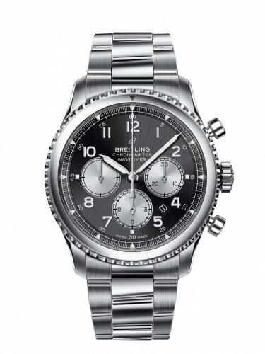 Breitling Navitimer 8 B01 Chronograph 43 Stainless Steel Black Bracelet