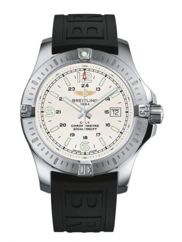 Breitling Colt Quartz Stratus Silver Rubber Pin