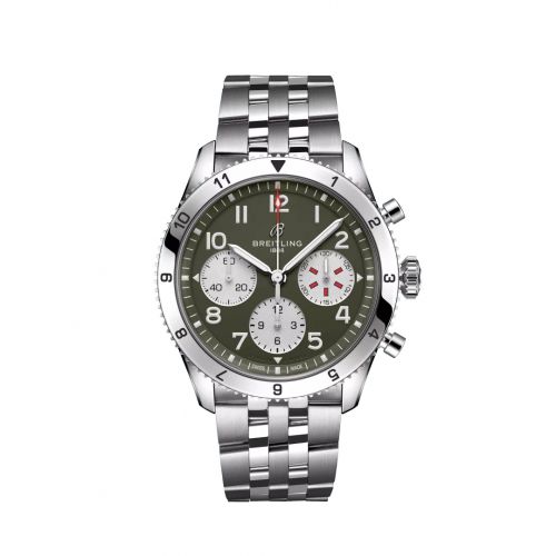 Breitling Classic AVI Chronograph Curtiss Warhawk Bracelet
