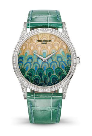 Patek Philippe Calatrava 5077 Kimono with a Wavy Pattern