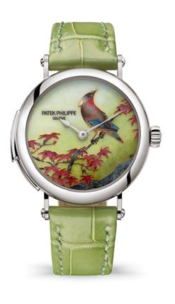 Patek Philippe Minute Repeater 7000 Bird on a Red Maple