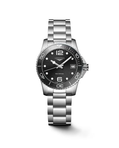 Longines HydroConquest 32 Quartz Stainless Steel Black Bracelet