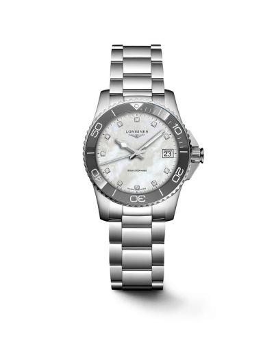Longines HydroConquest 32 Quartz Stainless Steel MOP Bracelet