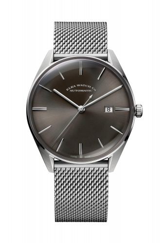 Elka Watch Co. D-Series Stainless Steel Grey Milanese