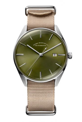 Elka Watch Co. D-Series Stainless Steel Green NATO