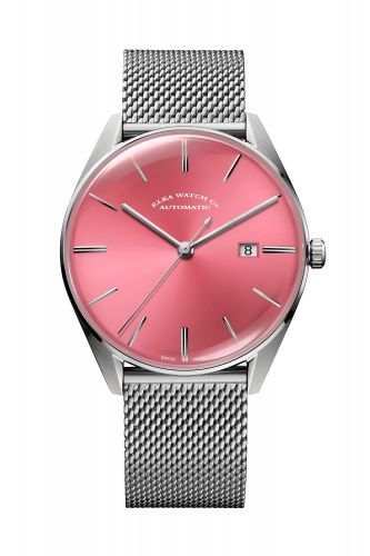 Elka Watch Co. D-Series Stainless Steel Pink Milanese