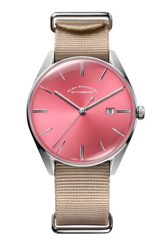 Elka Watch Co. D-Series Stainless Steel Pink NATO
