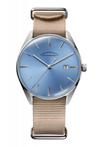 Elka Watch Co. D-Series Stainless Steel Baby Blue NATO