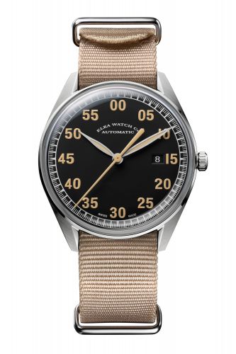 Elka Watch Co. X-Series Stainless Steel Black NATO