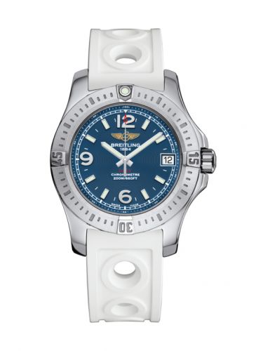 Breitling Colt 36 Mariner Blue Rubber Pin