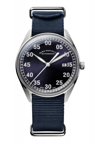 Elka Watch Co. X-Series Stainless Steel Blue NATO