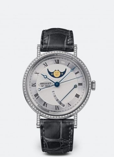 Breguet Classique 8788 Moonphase White Gold Silver